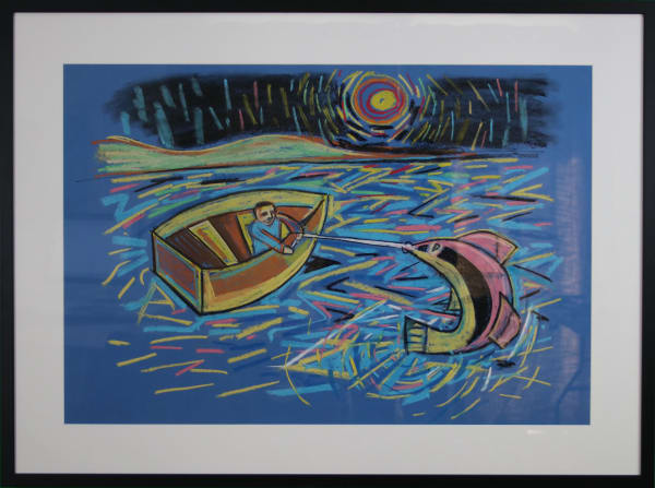 Henry Cockburn, Man and Fish, 2016