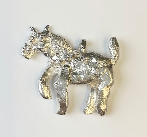 Horse pendant - silver