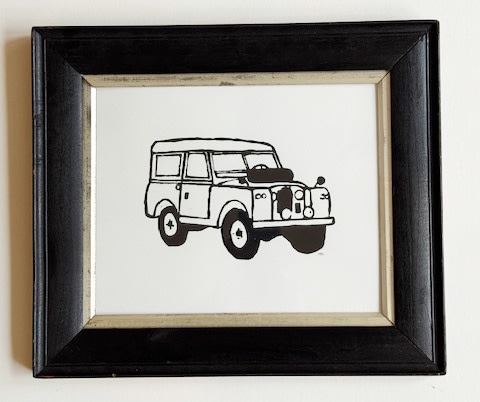 Hugo Guinness classic prints (framed) - Landrover, 2025