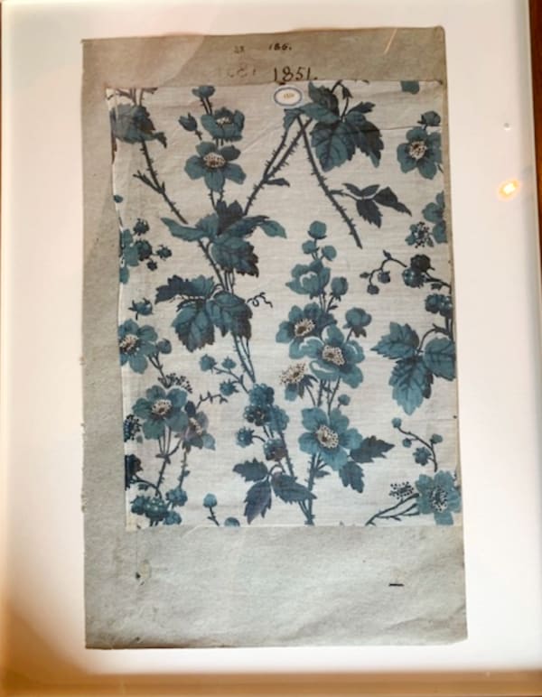 French sample from textile book