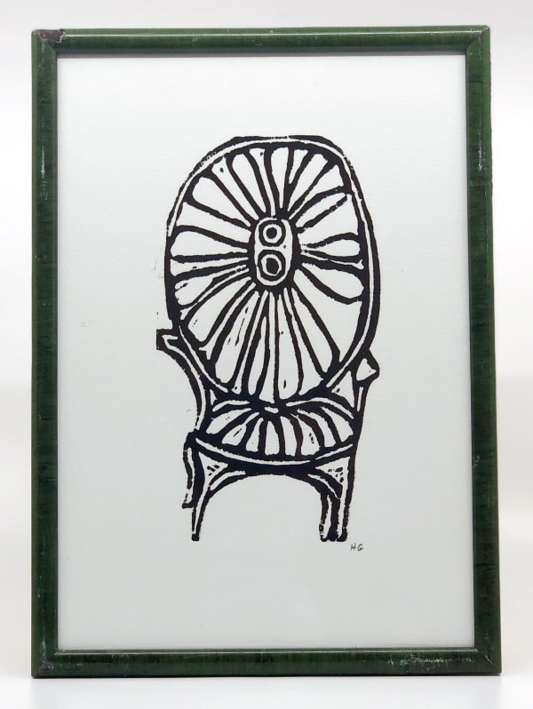 Large Garden Chair in vintage frame