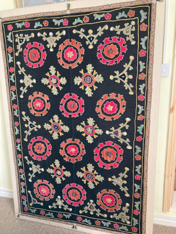 Uzbek Central Asian Suzani