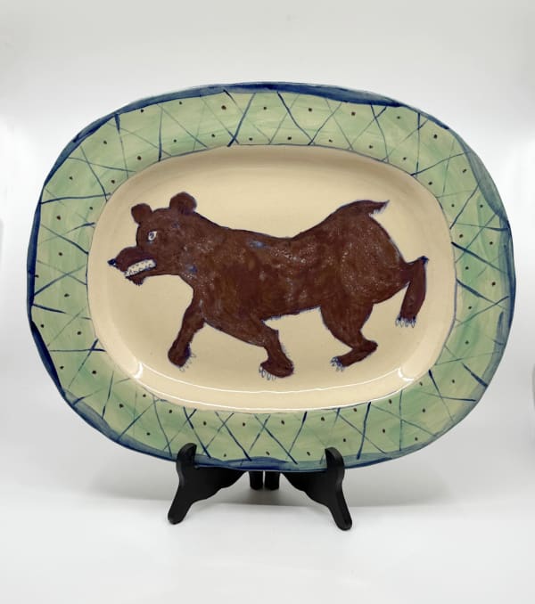 Claudia Rankin - Large Bear Platter , 2025