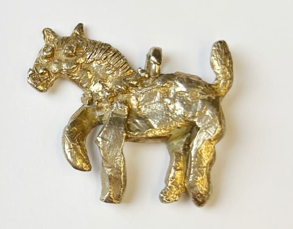 Horse pendant - Brass