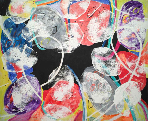 Ignazio Moncada Ballabile, 1987 Acrylic on canvas 130 x 160 cm 51 1/8 x 63 in