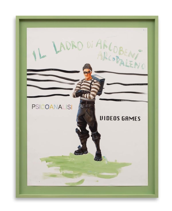 Federico Luger The rainbow thief, 2022 Oil on canvas 103 x 81 cm 40 1/2 x 31 7/8 in