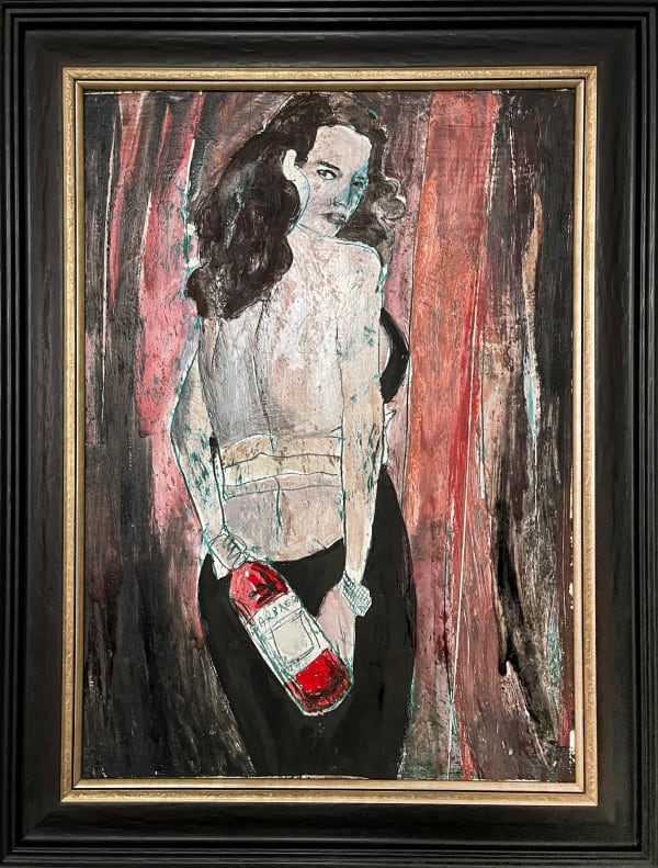 Mattia Barbieri Woman, 2012 Oil on wood 77 x 59 cm 30 1/4 x 23 1/4 in