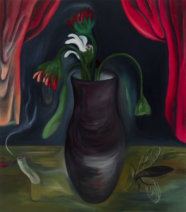 Agnese Guido Nella natura morta l'occhio vivo ti guarda, 2023 Oil on canvas 160 x 140 cm 63 x 55 1/8 in