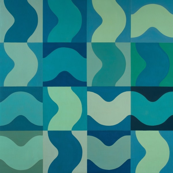 Diango Hernández Cantos de Sirenas , 2023 Oil on canvas 150 x 150 cm 59 x 59 in