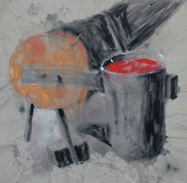 Diango Hernández The Fanatics, 2005 acrylic and pencil on canvas 200 x 200 cm 78 3/4 x 78 3/4 in