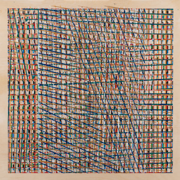 Marko Lađušić Icon 8, 2021 Acrylic on wood 80 x 80 cm 31 1/2 x 31 1/2 in
