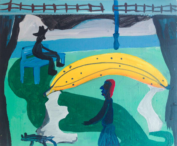 Federico Luger Pending 14 Acrylic on canvas