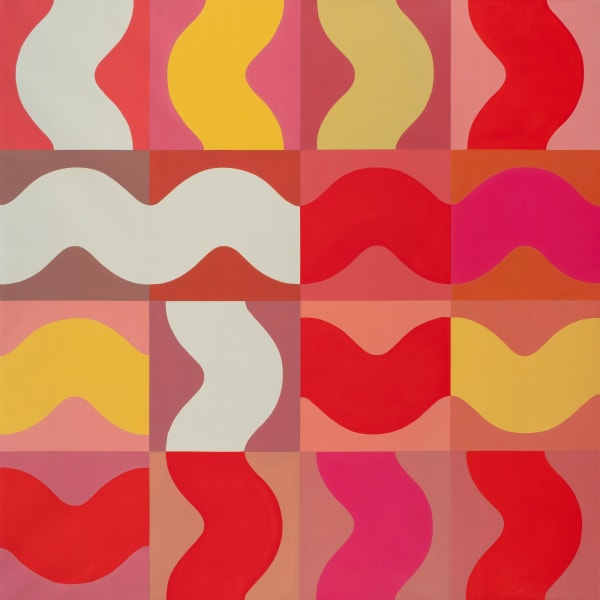 Diango Hernández Cantos de Sirenas 15, 2023 Oil on canvas 198.6 x 199.7 cm 78 1/4 x 78 5/8 in