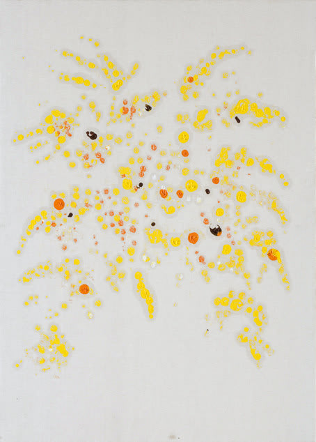 Gabriele Di Matteo Mimose per Picabia 7, 2024 Oil on canvas 69 x 50 cm 27 1/8 x 19 3/4 in