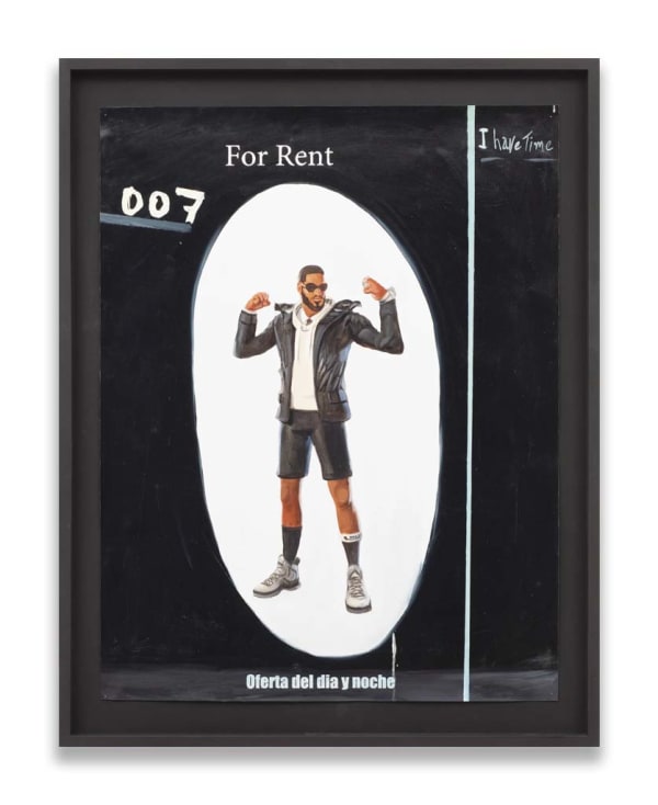 Federico Luger 007 For Rent, 2022 Oil on canvas 103 x 81 cm 40 1/2 x 31 7/8 in