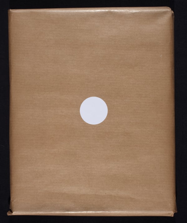 Federico Luger, In the round white cube - wrapped up painting 2, 2012