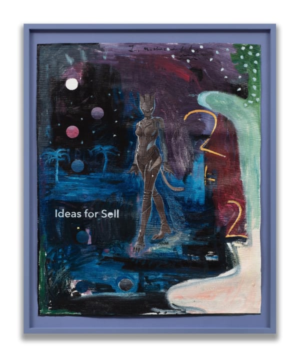 Federico Luger Ideas for sell, 2021 Oil on canvas 103 x 81 cm