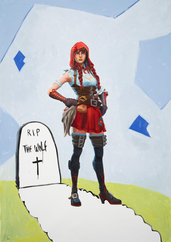 Federico Luger, The Very Red Riding Hood (Fortnite), 2020