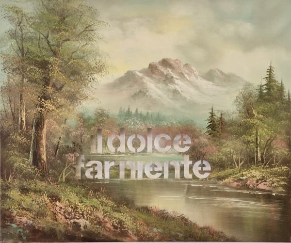 Amikam Toren, Armchair Painting (Il dolce far niente), 2025