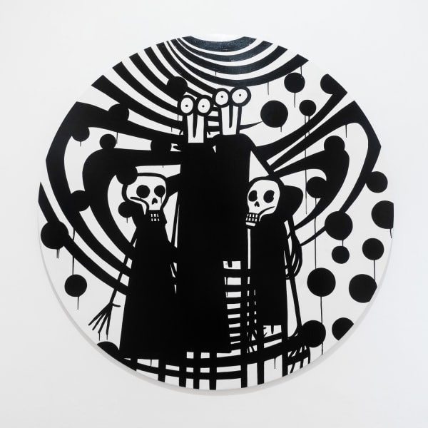 Fausto Gilberti Famiglia Originale, 2005 Acrylic on MDF height 140 cm height 55 1/8 in