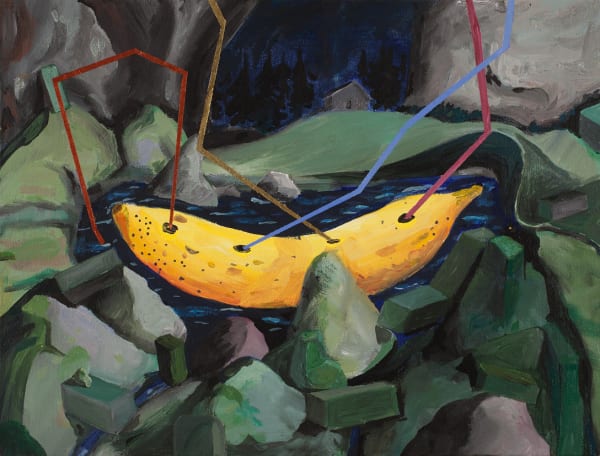 Federico Luger Luci notturne, 2014 Acrylic on canvas 30 x 40 cm 11 3/4 x 15 3/4 in