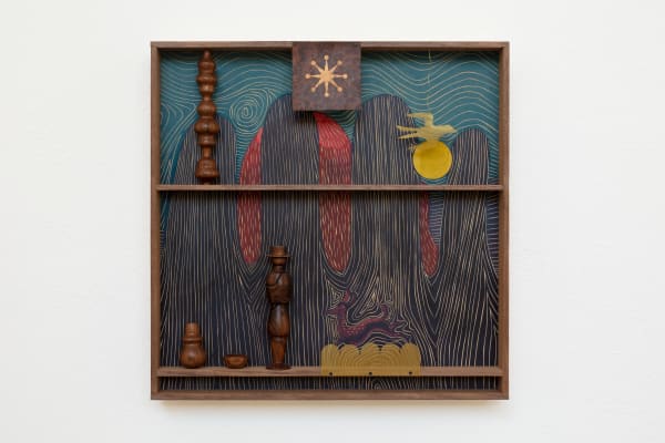 Edgar Orlaineta, The moon waxes full, the pure winds blow, 2022