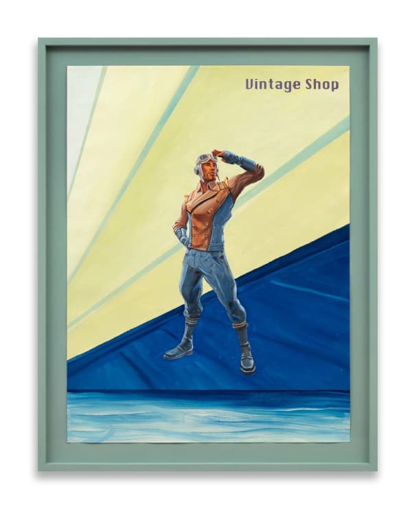 Federico Luger Vintage Shop, 2022 Oil on canvas 103 x 81 cm 40 1/2 x 31 7/8 in