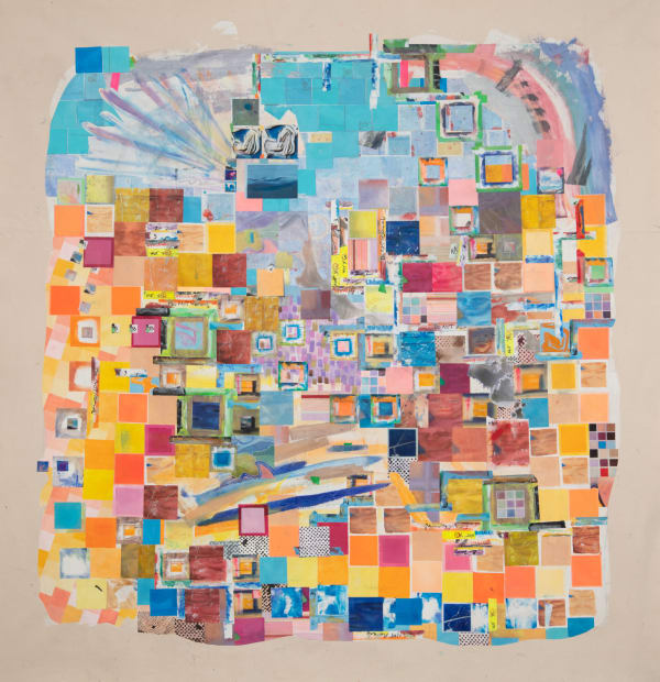 Franklin Evans matisse2judd&rules, 2014 Acrylic on canvas 188 x 178 cm $ 48,000.00