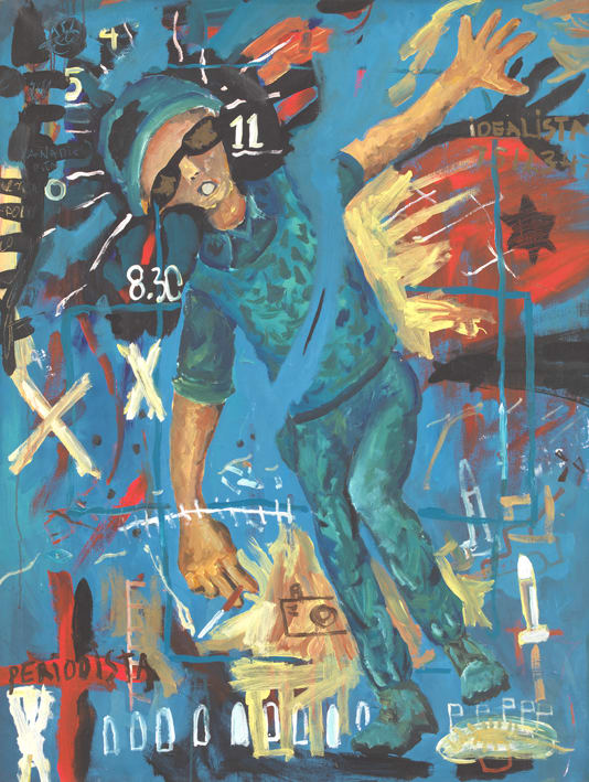 Federico Luger, War Poster, 2001