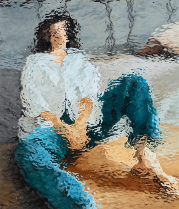 Diango Hernández Alejandra, 2023 Oil on canvas 70 x 60 cm 27 1/2 x 23 5/8 in