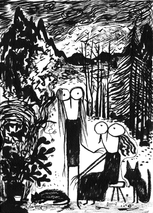 Fausto Gilberti, La coppia di strani, 2024