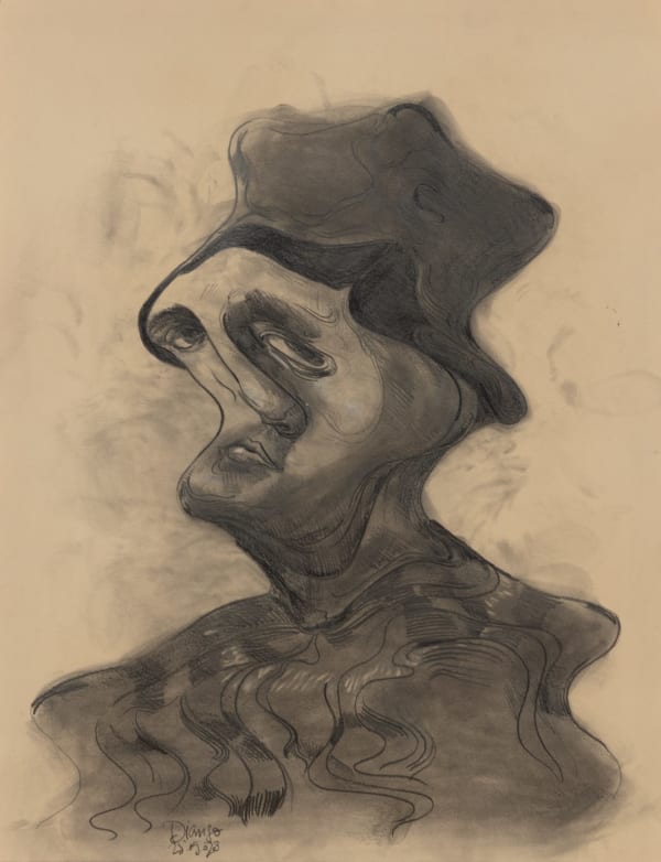 Diango Hernández Locos, 2023 Pencil on paper 60 x 50 cm 23 5/8 x 19 3/4 in