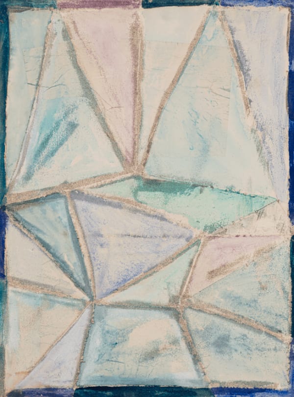 Ignazio Moncada Vele, 1976 Acrylic and sand on canvas 80 x 60 cm 31 1/2 x 23 5/8 in