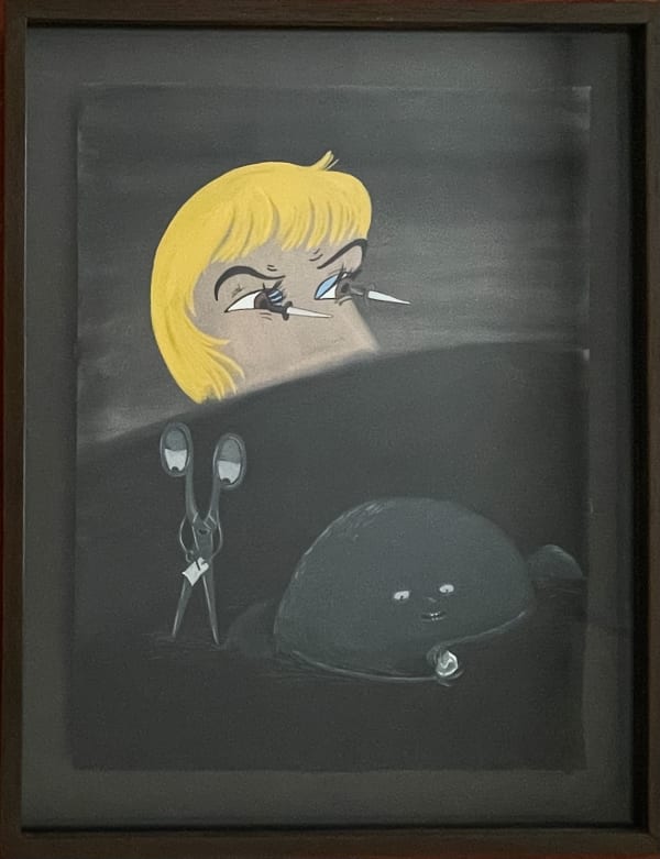 Agnese Guido Paper, rock, scissors, 2018 Work on paper 40 x 31 cm 15 3/4 x 12 1/4 in