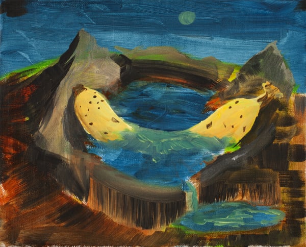 Federico Luger A mollo, 2014 Acrylic on canvas 24 x 30 cm 9 1/2 x 11 3/4 in