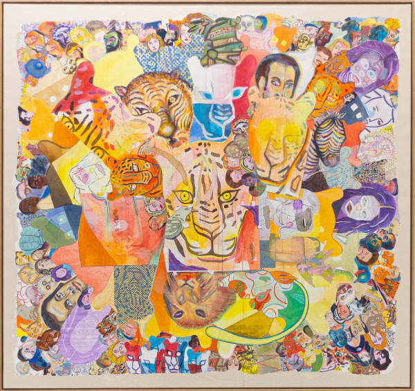 Franklin Evans Allofus, 2023 Acrylic on Canvas 167 x 177 cm 65 3/4 x 69 3/4 in
