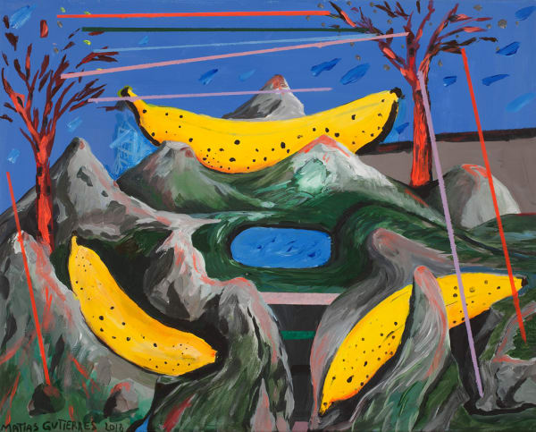 Federico Luger Matías Gutiérres, 2014 Acrylic on canvas 40 x 50 cm 15 3/4 x 19 3/4 in