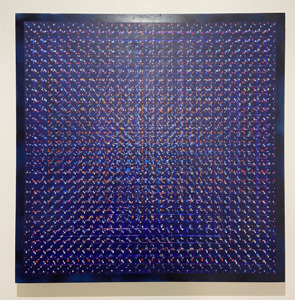 Marko Lađušić X, 2022 Acrylic on wood 75 x 75 cm 29 1/2 x 29 1/2 in