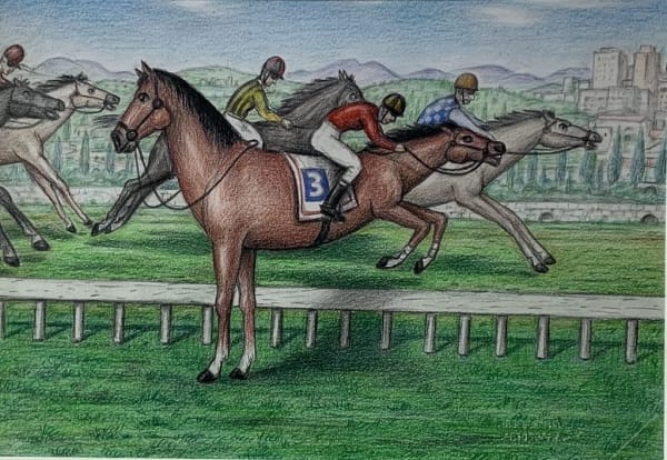 Luigi Serafini, Horses, 2019
