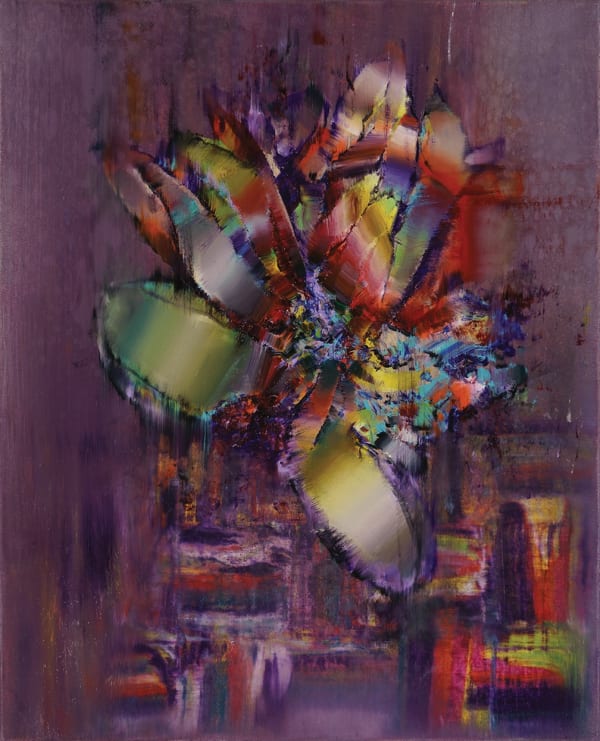 Attila Szűcs Non-existent flower, 2023 Oil on canvas 55 x 45 cm 21 5/8 x 17 3/4 in