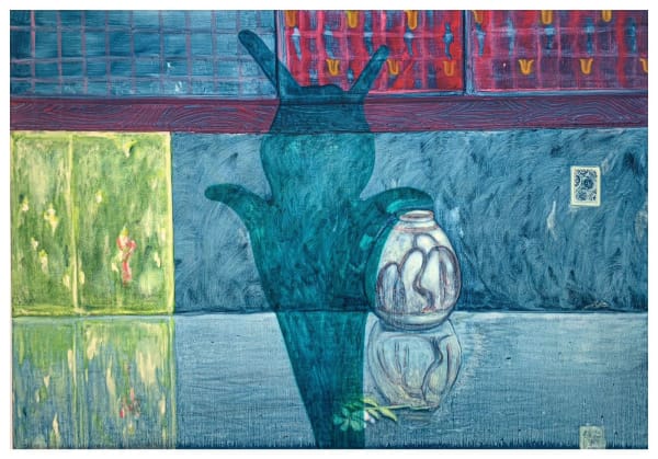 Edgar Orlaineta Shadowplay (demonio), 2024 Oil on canvas 140 x 200 cm 55 1/8 x 78 3/4 in