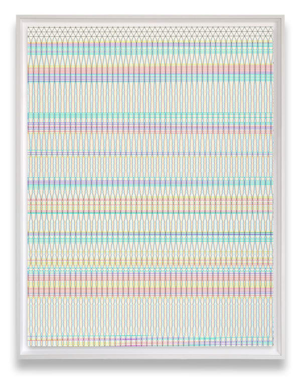 Alejandro Guijarro, Isometric Grid {3,6} , 900dpi, 100bpm, 2022