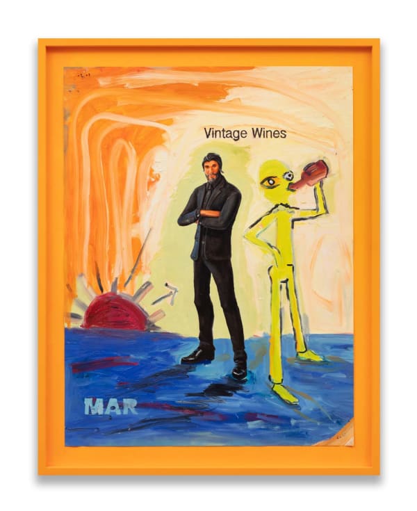 Federico Luger Vintage wines, 2022 Oil on canvas 103 x 81 cm 40 1/2 x 31 7/8 in