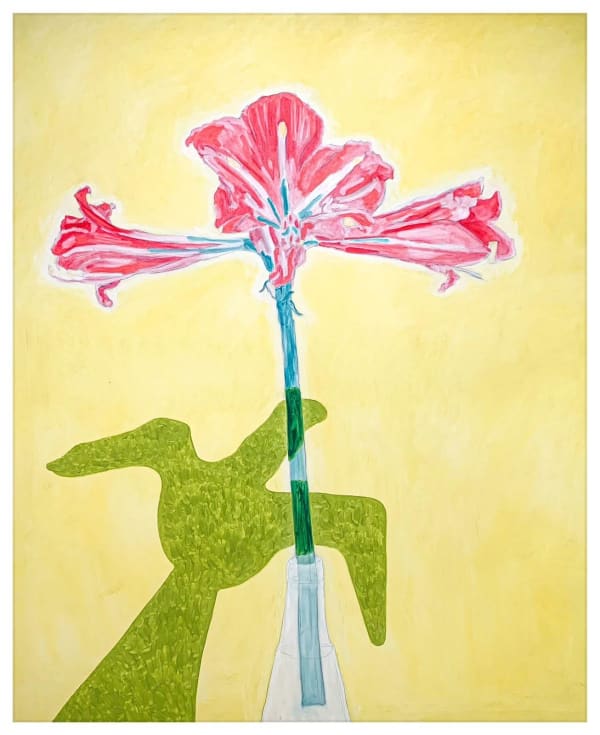 Edgar Orlaineta Shadowplay (pajaro), 2024 Oil on canvas 165 x 135 cm 65 x 53 1/8 in