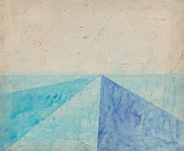 Ignazio Moncada Verso alto mare, 1974 Acrylic on canvas 50 x 60 cm 19 3/4 x 23 5/8 in