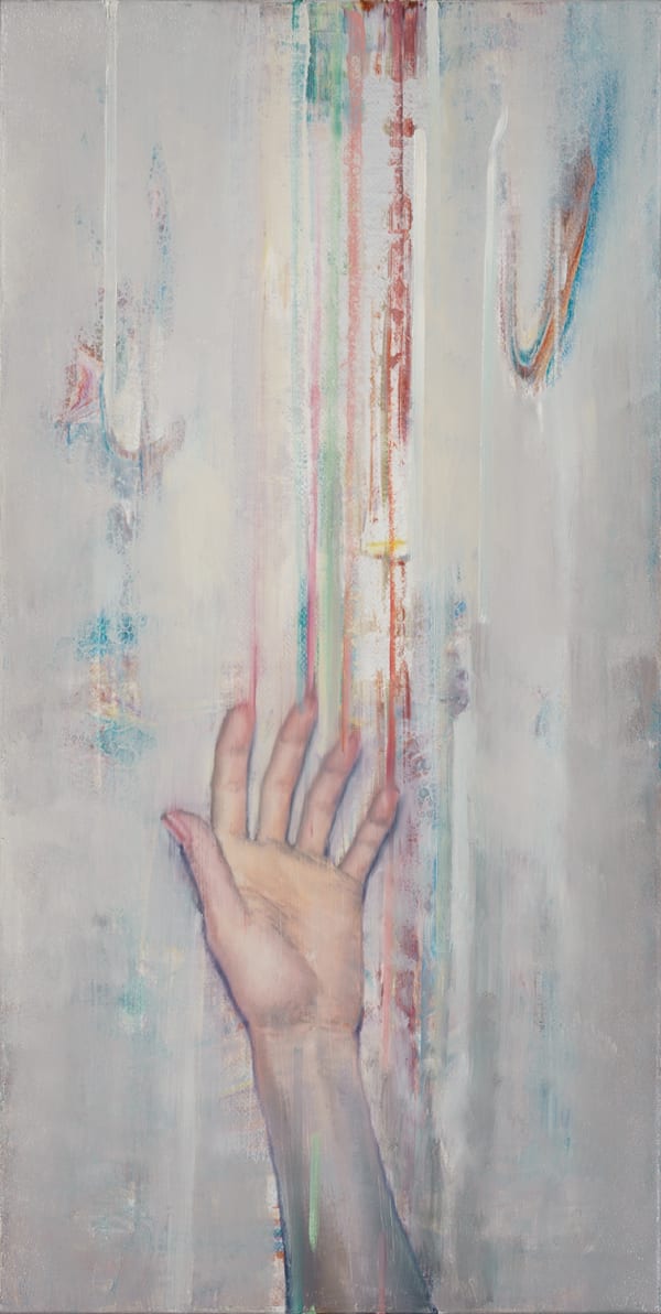 Attila Szűcs, hand in motion, 2019