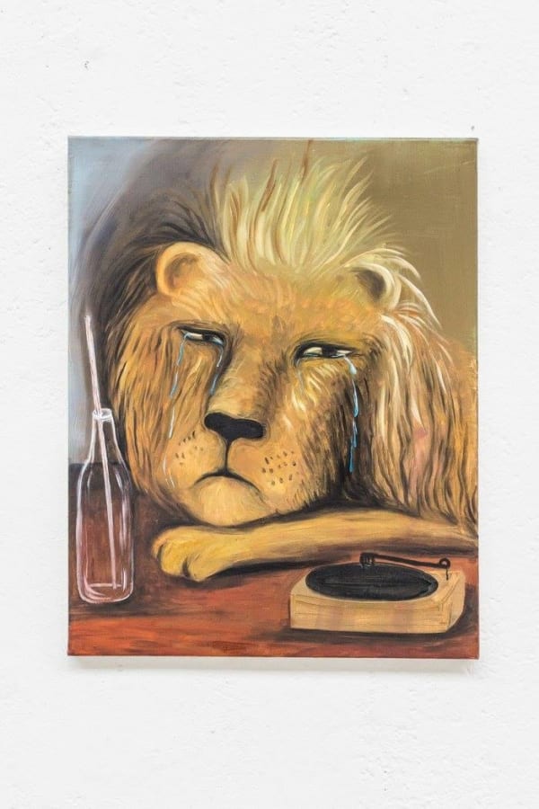 Agnese Guido, Il leone triste dopo la festa con gli altri segni zodiacali, 2017,