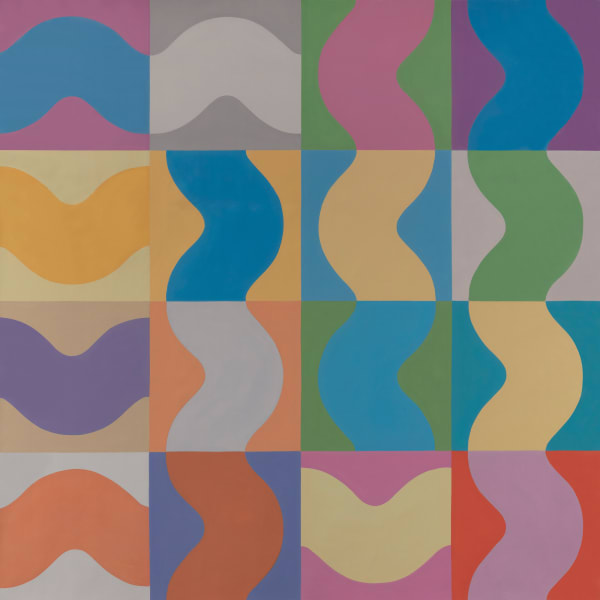 Diango Hernández Cantos de Sirenas 010, 2023 Oil on canvas 200 x 200 cm 78 3/4 x 78 3/4 in