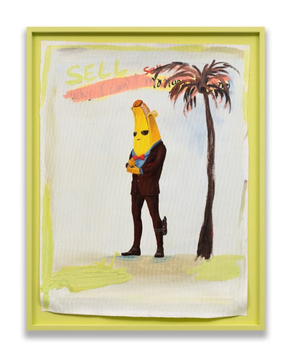 Federico Luger I sell Honey, 2020 Oil on canvas 103 x 81 cm