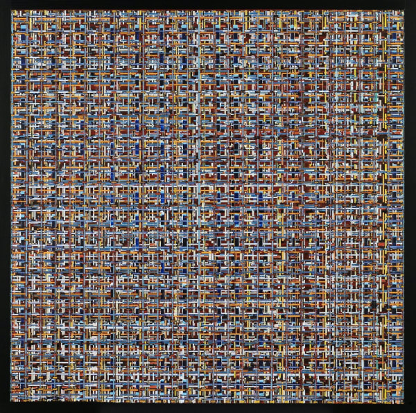 Marko Lađušić Contellation 1, 2023 Acrylic on wood 75 x 75 x 7 cm 29 1/2 x 29 1/2 x 2 3/4 in